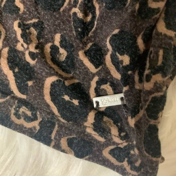 GUESS Brown Animal Print Tank Top Size Small - Picture 2 of 6